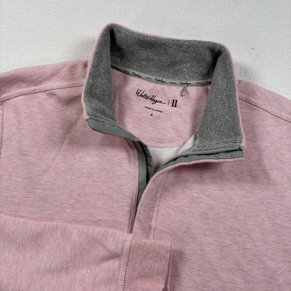 Walter Hagen Other - Walter Hagen Performance 11 Classic Quarter Zip Golf‎ Pullover Pink Large